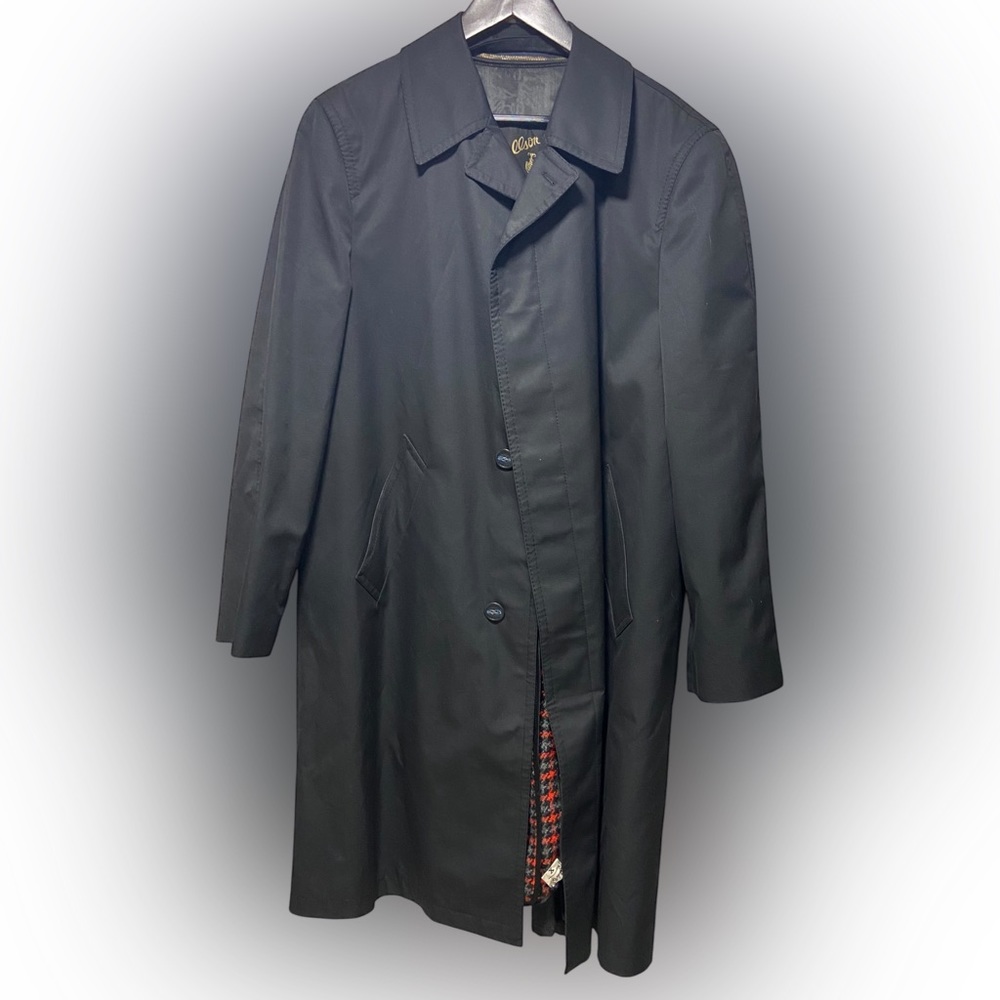 Strellson Switzerland Jeffrey Short Coat Herringbone Lining Black Red Size 50